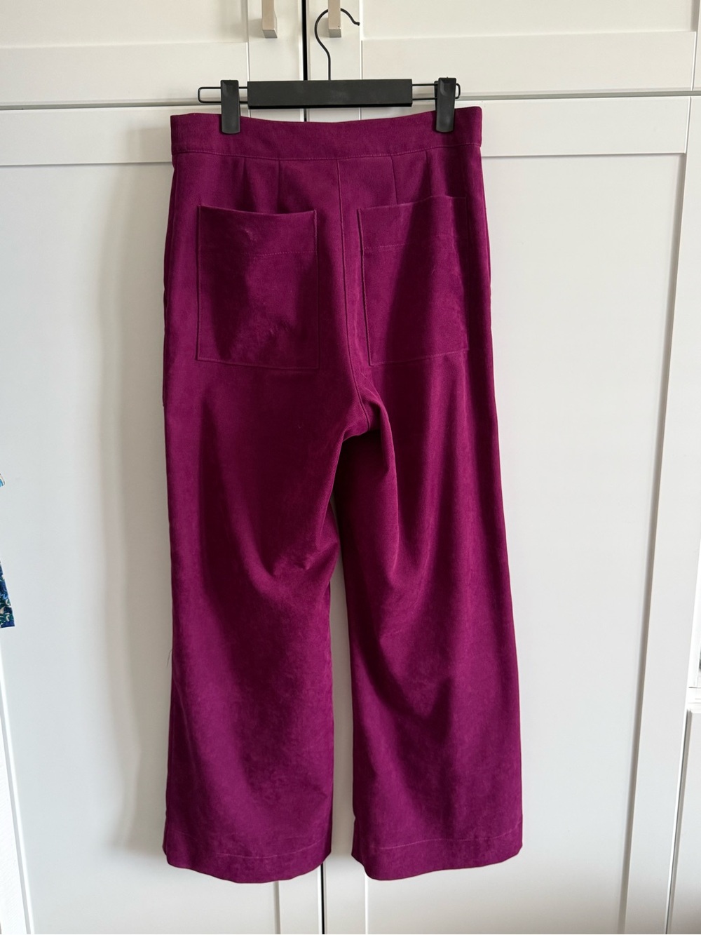 Women’s Boot Cut High-Rise Pants in Berry - Picture 10 of 15